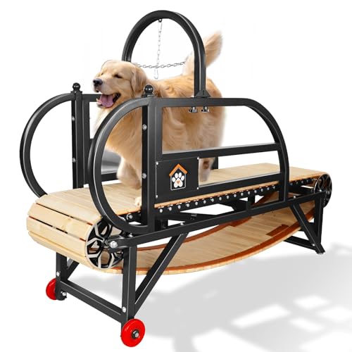 Dog Treadmill 77inches Extended and Enlarged Suitable for Medium to Large Dogs, Weighing Under 300 pounds