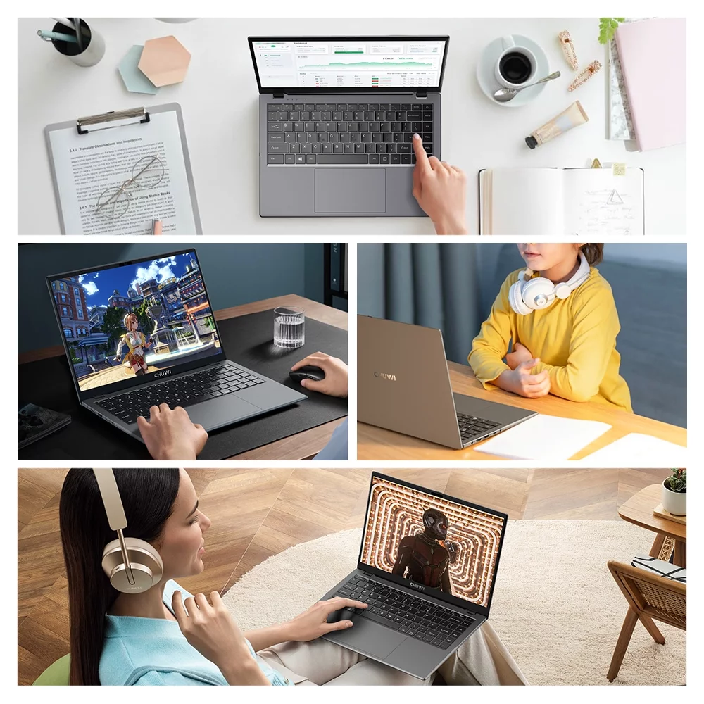 CHUWI GemiBook Pro 14.1" Laptop 512GB SSD 16GB RAM,Windows 11 Bussiness Notebook Computer PC,Backlit Keyboard,Intel Celeron J4125 Processor