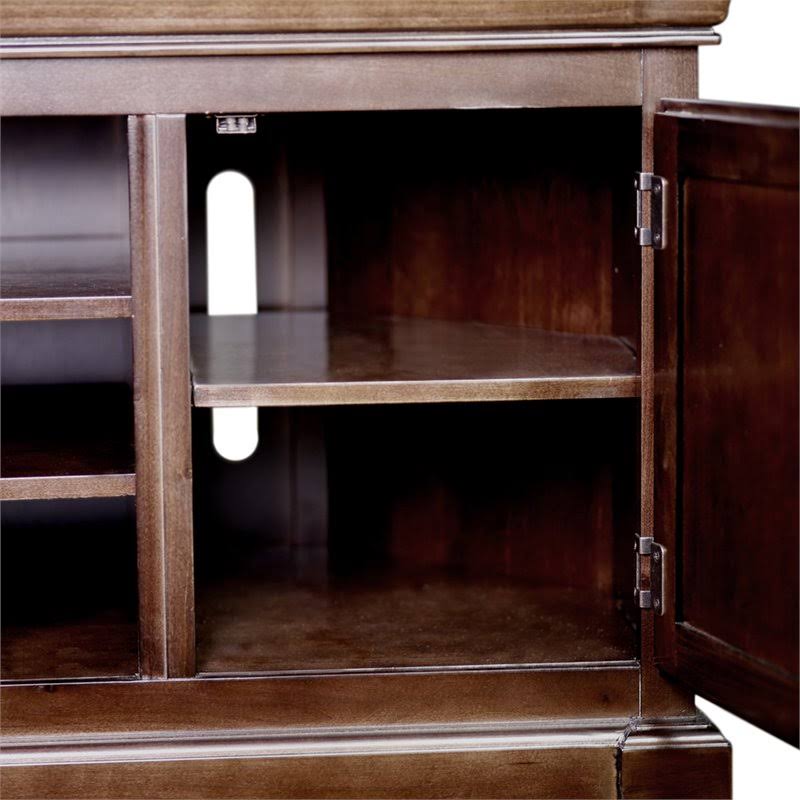 Bowery Hill 55x22 TV Console in Heartwood Cherry