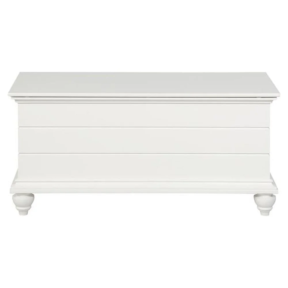Linon Whitehurst Wood Cedar Chest in White