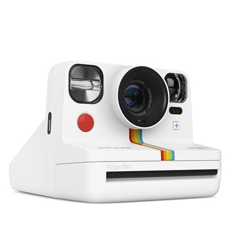 Polaroid Now+ 2nd Generation I-Type Instant Film Bluetooth Connected App Controlled Camera - White (9077)