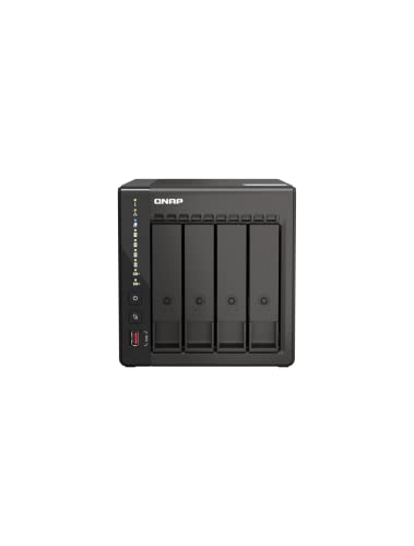 QNAP TS-453E-8G-US 4 Bay High-Performance Desktop NAS with Intel Celeron Quad-core Processor