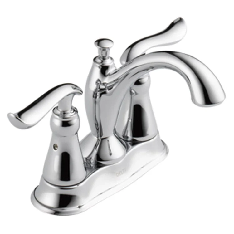 Linden Two Handle Centerset Bathroom Faucet with Drain