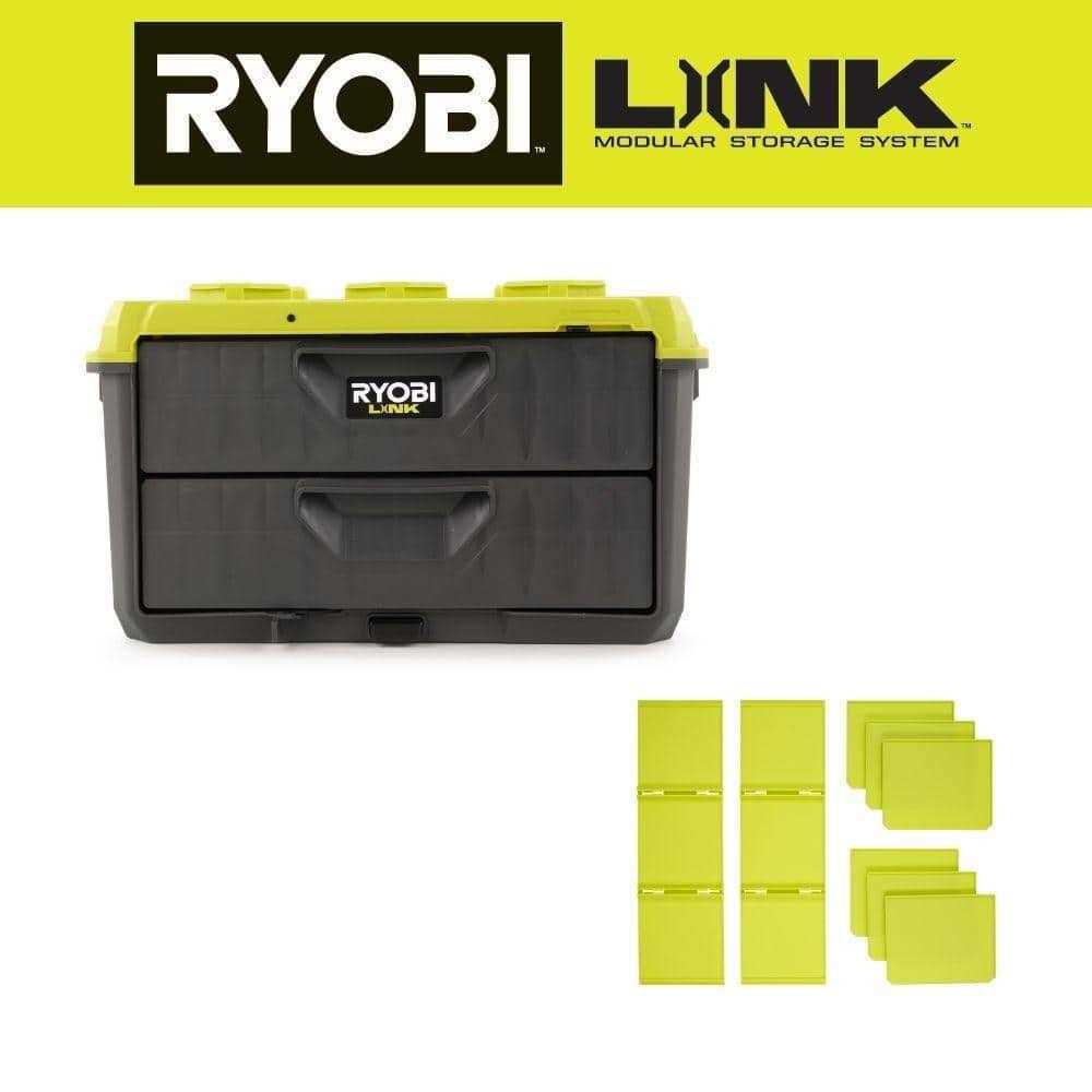 RYOBI LINK 2-Drawer Modular Tool Box - Shop Hardware Tools Online Store