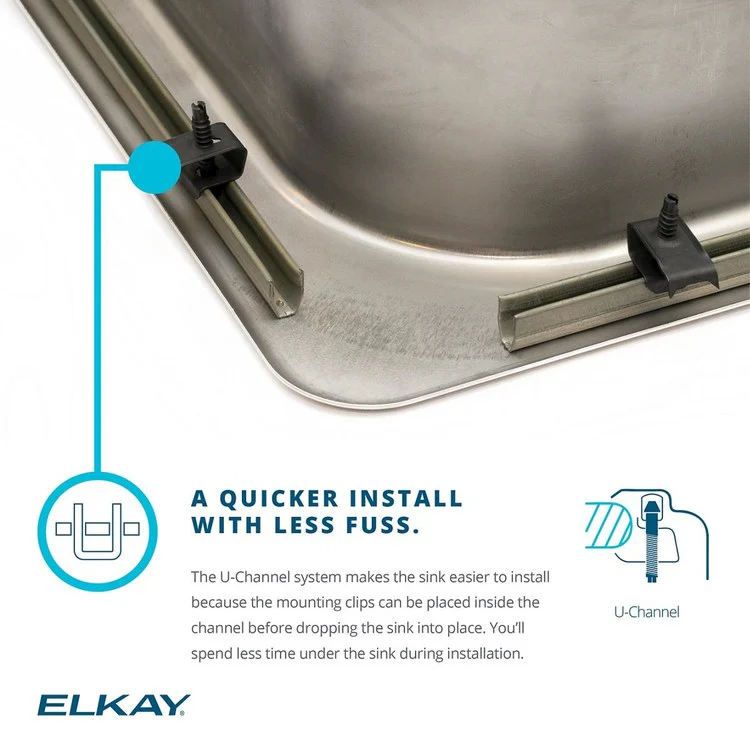 Kitchen Sink Lustertone Classic 33 x 22 Inch Double Bowl Equal with Perfect Drain 4 Hole Lustrous Satin Drop-In 10-1/8 Inch