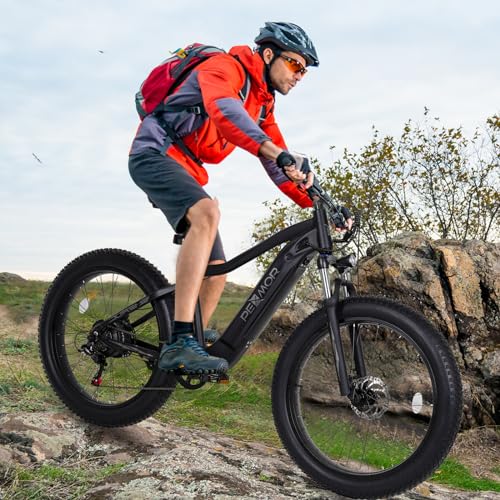 PEXMOR Electric Bike for Adults, 750W Ebike 32MPH 48V 14AH Removable Battery Electric Bicycle
