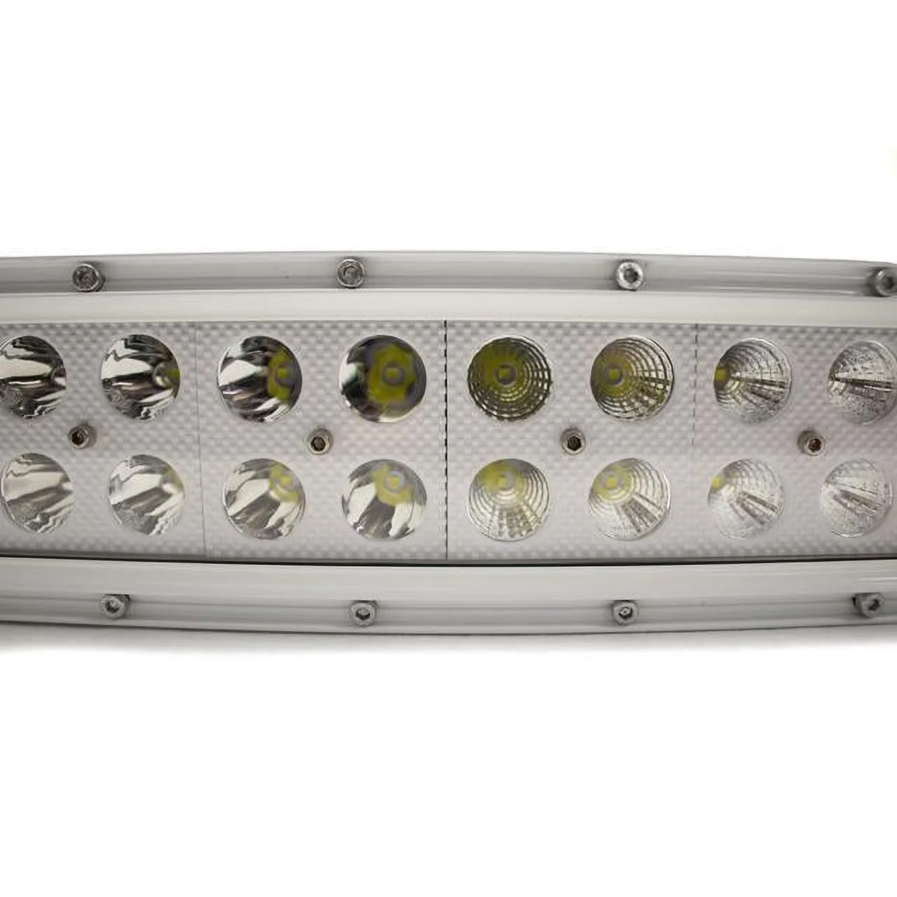 Race Sport MS120WW-WA - New - 20inch Marine Grade Wrap Around White Shell Light Bar with 120-Watt 40 x 3W High Intensity OSRAM LED