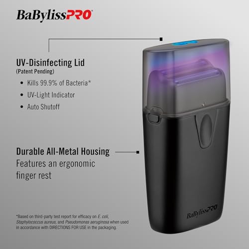 BaBylissPRO UV Metal Foil Double Head Shavers