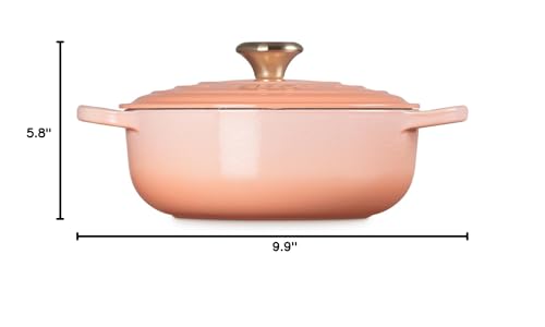 Le Creuset Enameled Cast Iron Signature Sauteuse Oven, 3.5 qt., Cerise