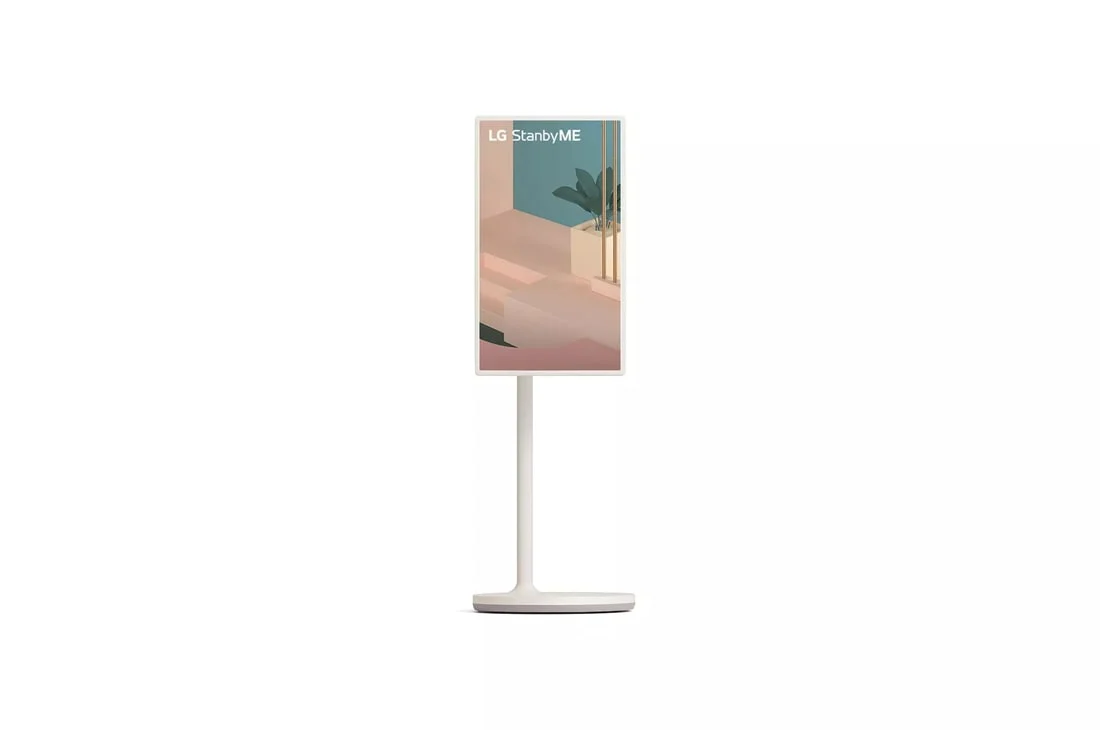 LG StanbyME 27 Rollable Smart Touch Screen with 3hr Battery - 27ART10AKPL.ACC