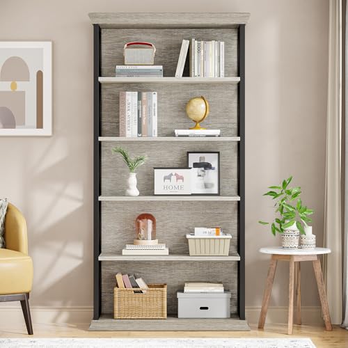 Tribesigns 6-Tier Bookcase, 71 Inches Industrial Bookshelves and Bookcases