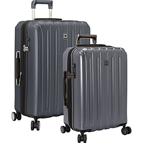 DELSEY Paris Titanium Hardside Expandable Luggage with Spinner Wheels, Graphite, Carry-On 21 Inch - Radiant Selections