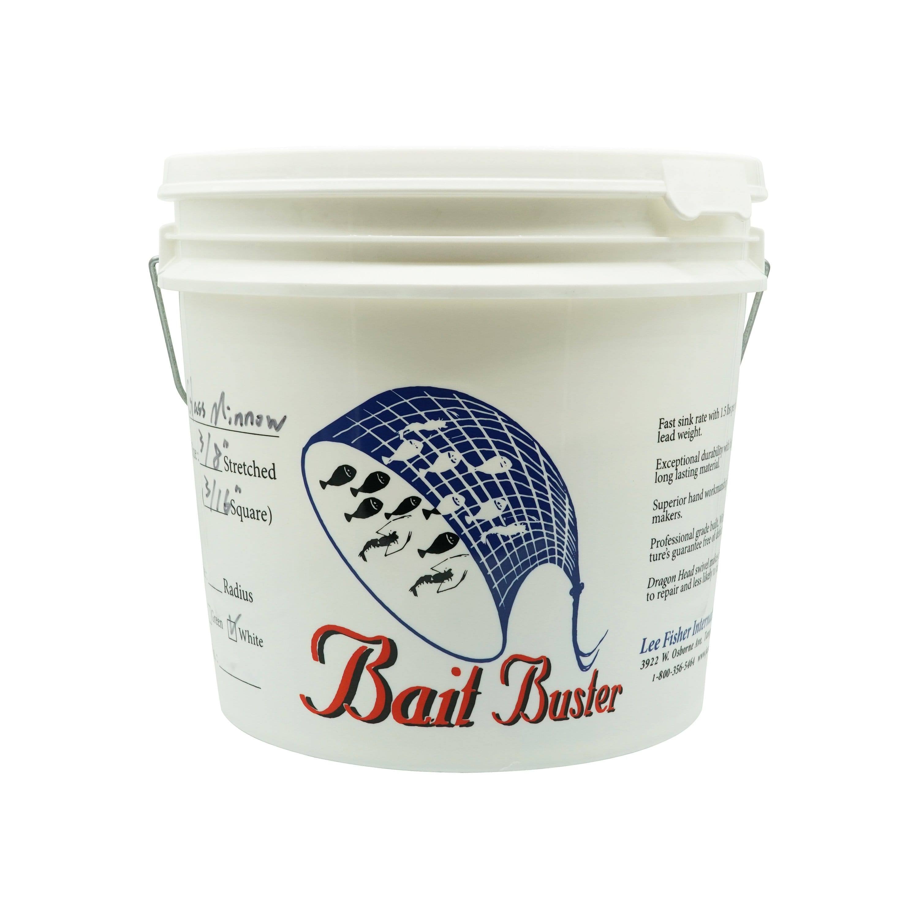 Bait Buster Glass Minnow Cast Nets (3/16x22 Sq. Mesh ) BGM9