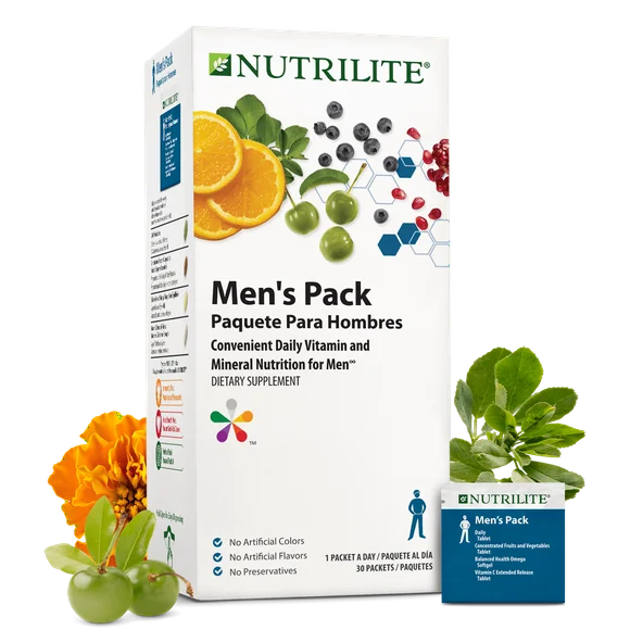 Amway Nutrilite Mens Pack 30 Packets - Kansas Nuitrition - HNZSDS