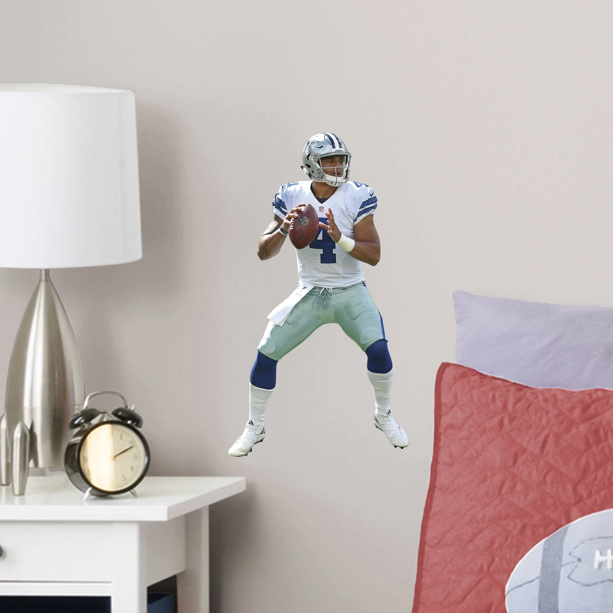 Fathead Dak Prescott Dallas Cowboys 3-Pack Life-Size Removable Wall Decal