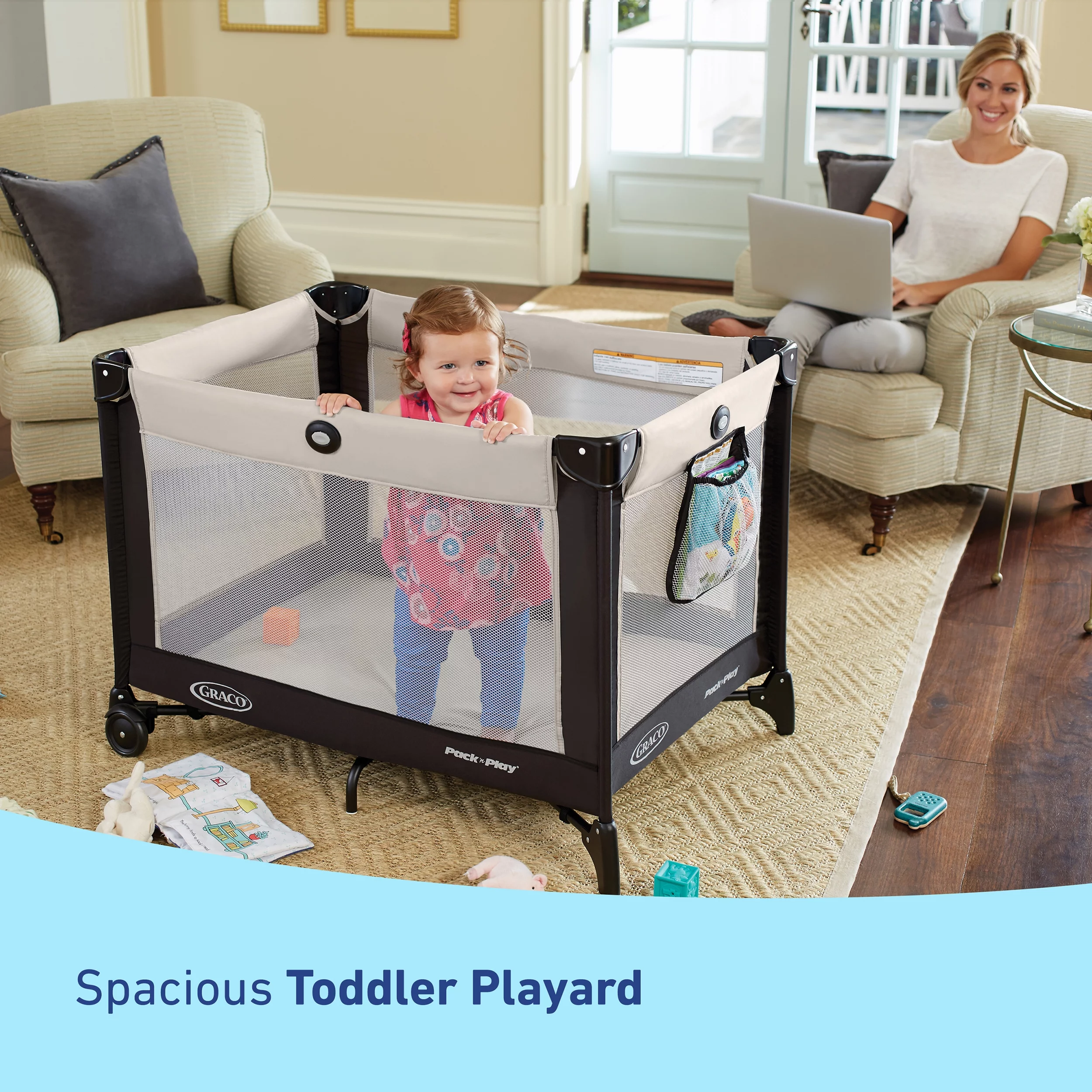 Graco Pack 'n Play On the Go Playard, Kaden, Unisex, 21.21 lbs