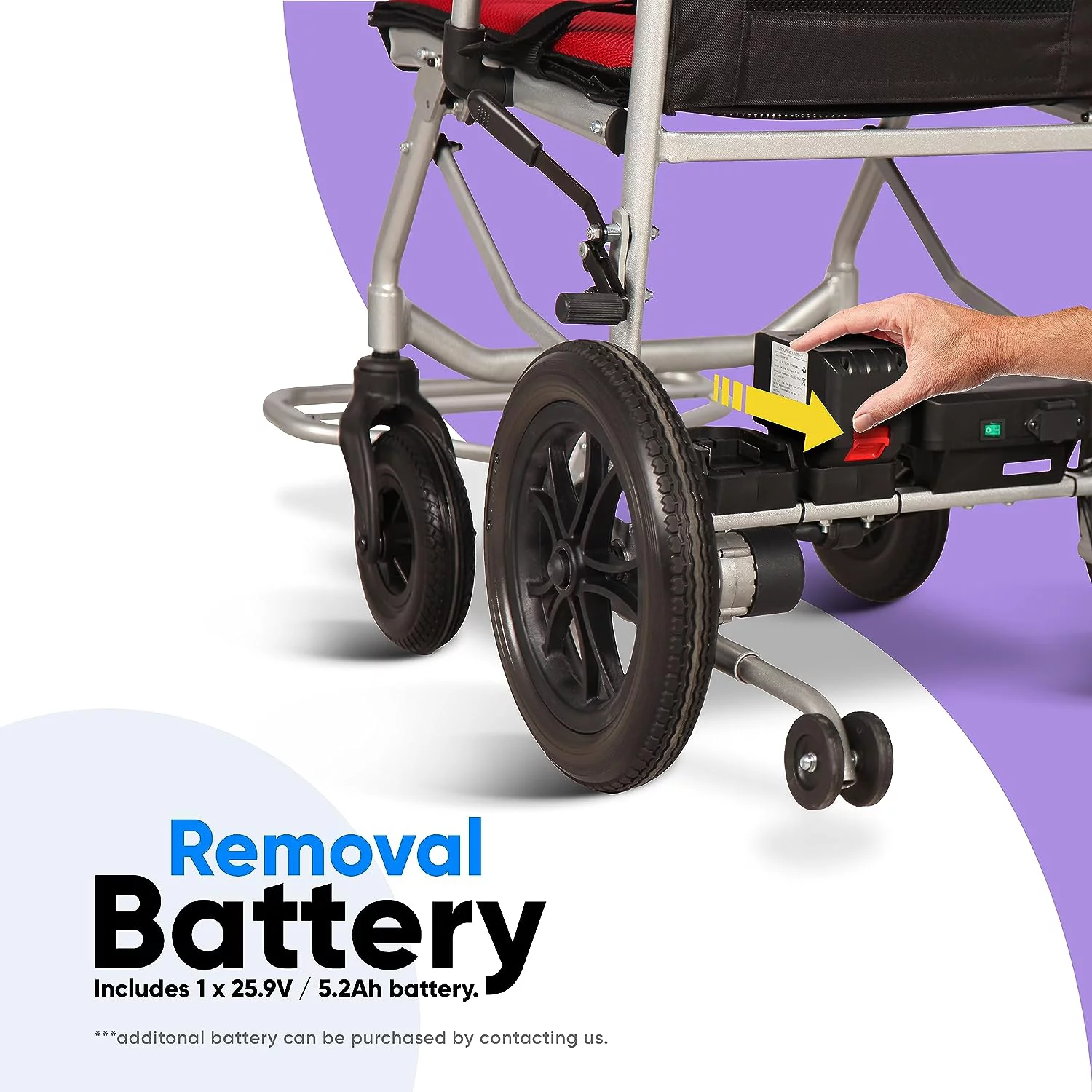 Ephesus L3 World's Lightest (30 lbs) Electric Wheelchair for Adults and Elderly (Black) - Curated Treasures Market