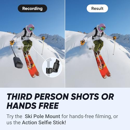 Insta360 X4 Standard Bundle - Waterproof 8K 360 Action Camera, 4K Wide-Angle Video, Invisible Selfie Stick Effect, Removable Lens Guards