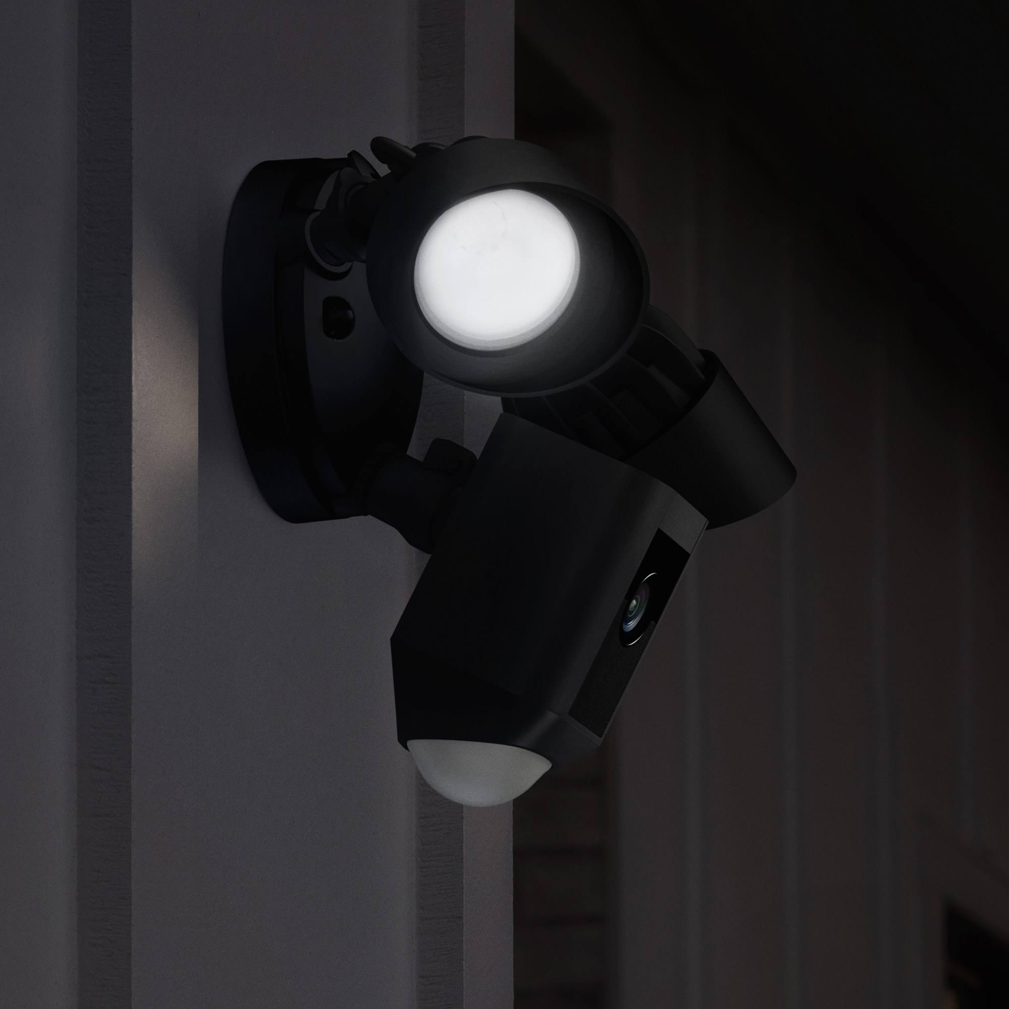 Ring Certified Refurbished Floodlight Camera ,Black