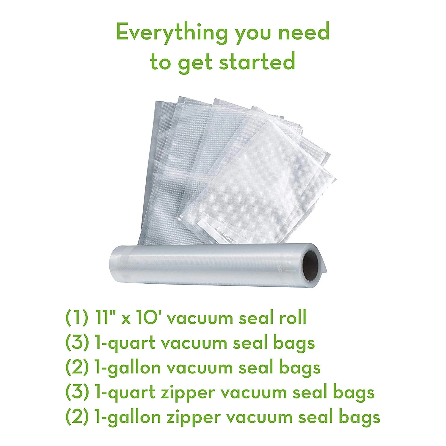 FoodSaver 4840 2-in-1 Automatic Vacuum Sealing System with Bonus Built-in Retractable Handheld Sealer, Starter Kit, Heat-Seal and Zipper Bags