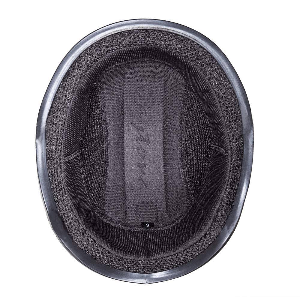 Daytona Helmets Motorcycle Half Helmet Skull Cap- Pistons Skull 100% Dot Approved