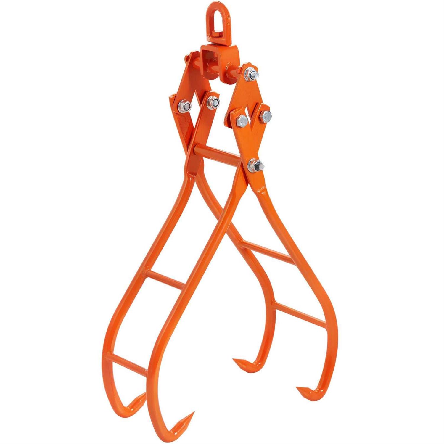 VEVOR Timber Claw Hook 4 Claw Log Grapple for Logging Tongs
