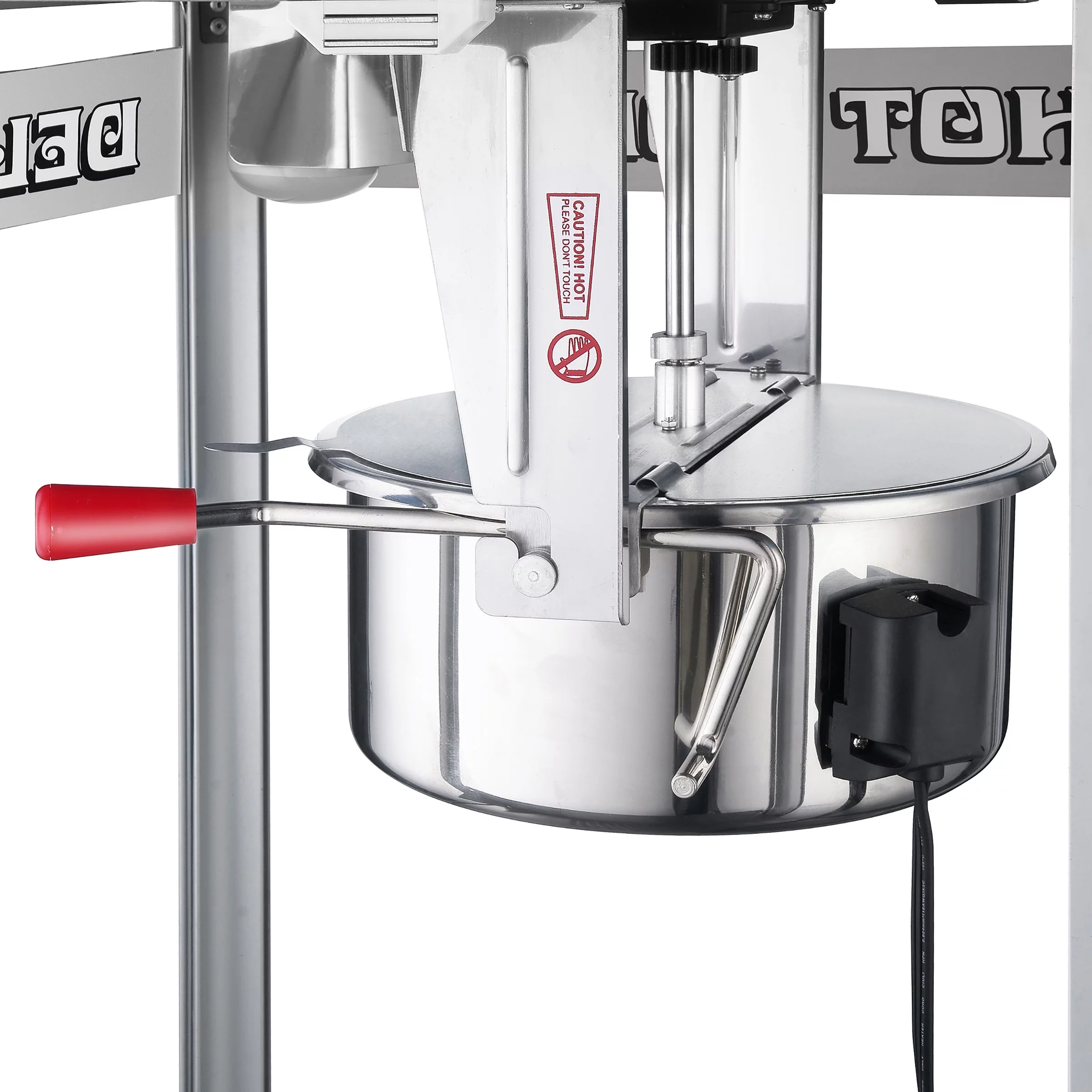 TopStar Black Commercial Quality Popcorn Machine with Cart, 12oz by Great Northern Popcorn