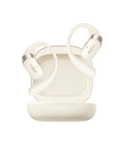 SHOKZ New OpenFit 2 Open-Ear Headphones, True Wireless Bluetooth Earphones with Microphone, Earhook Earbuds with 48 Hours of Playtime, Fast Charging