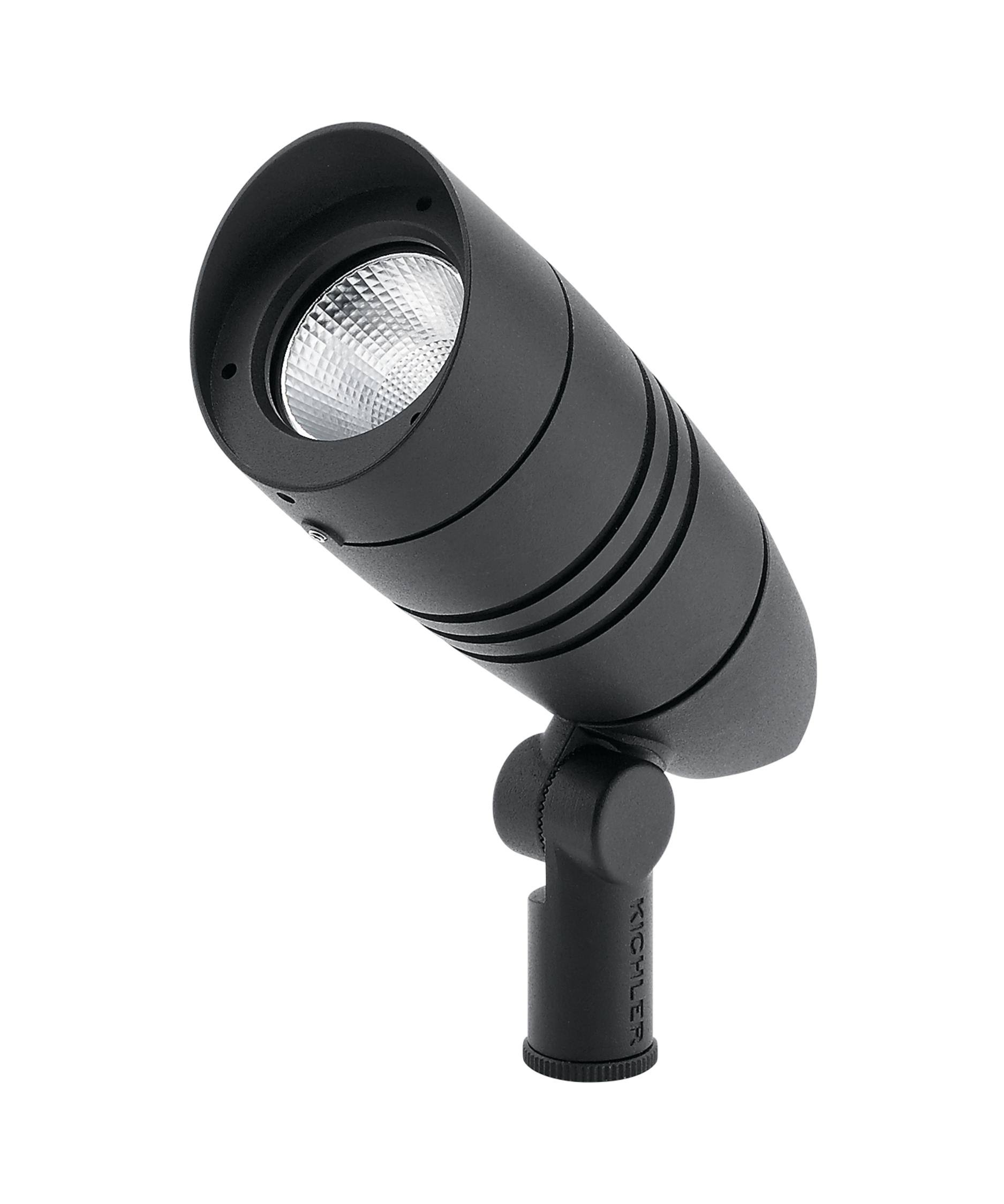 Kichler Lighting 16211BKT30 Textured Black Landscape LED Accent Light