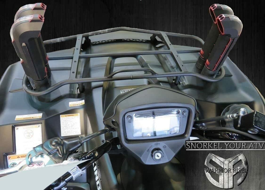 SYA Warrior Riser Snorkel Kit Compatible with Suzuki King Quad 450/500/700/750 2005-2022 ATV Models | Provides Clean Air to Your ATV's Engine