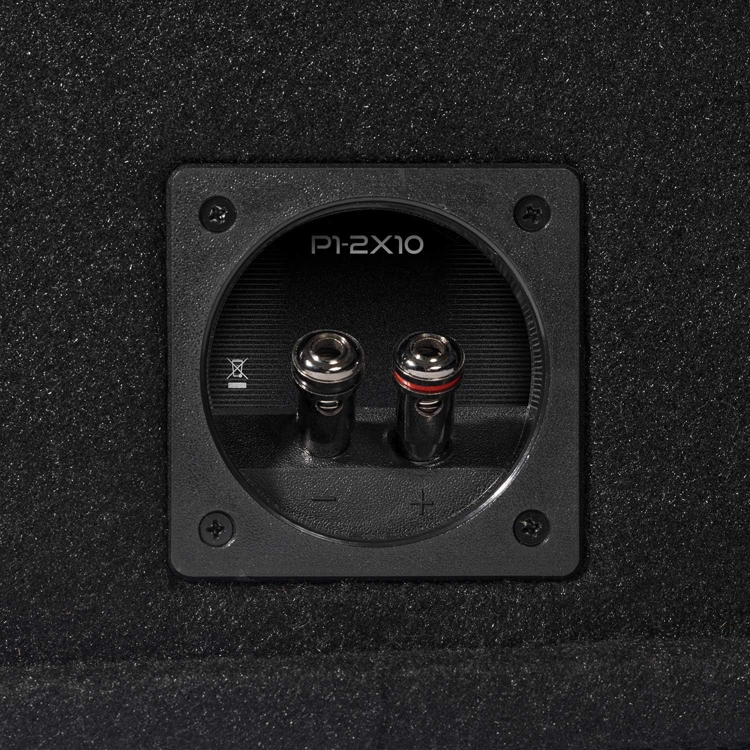 Rockford Fosgate Punch P1-2X10 Dual P1 10" Loaded Subwoofer Enclosure Ported