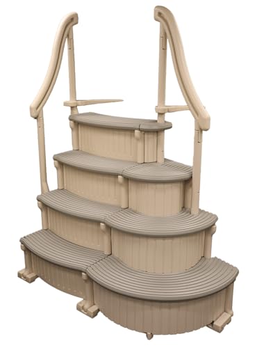 CONFER plastics inc. Above Ground Swimming Pool Curve Base Steps - CCX-AG