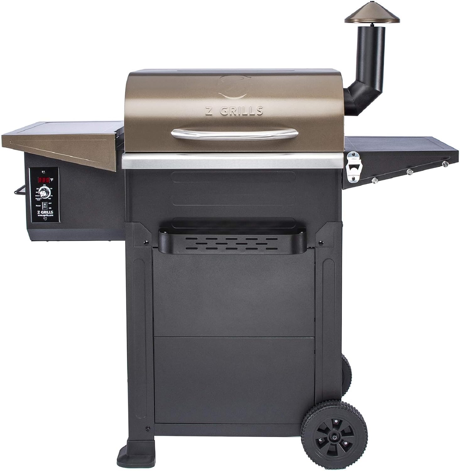 Z GRILLS ZPG-200A Portable Wood Pellet Grill & Electric Smoker – Camping BBQ Combo with Auto Temperature Control