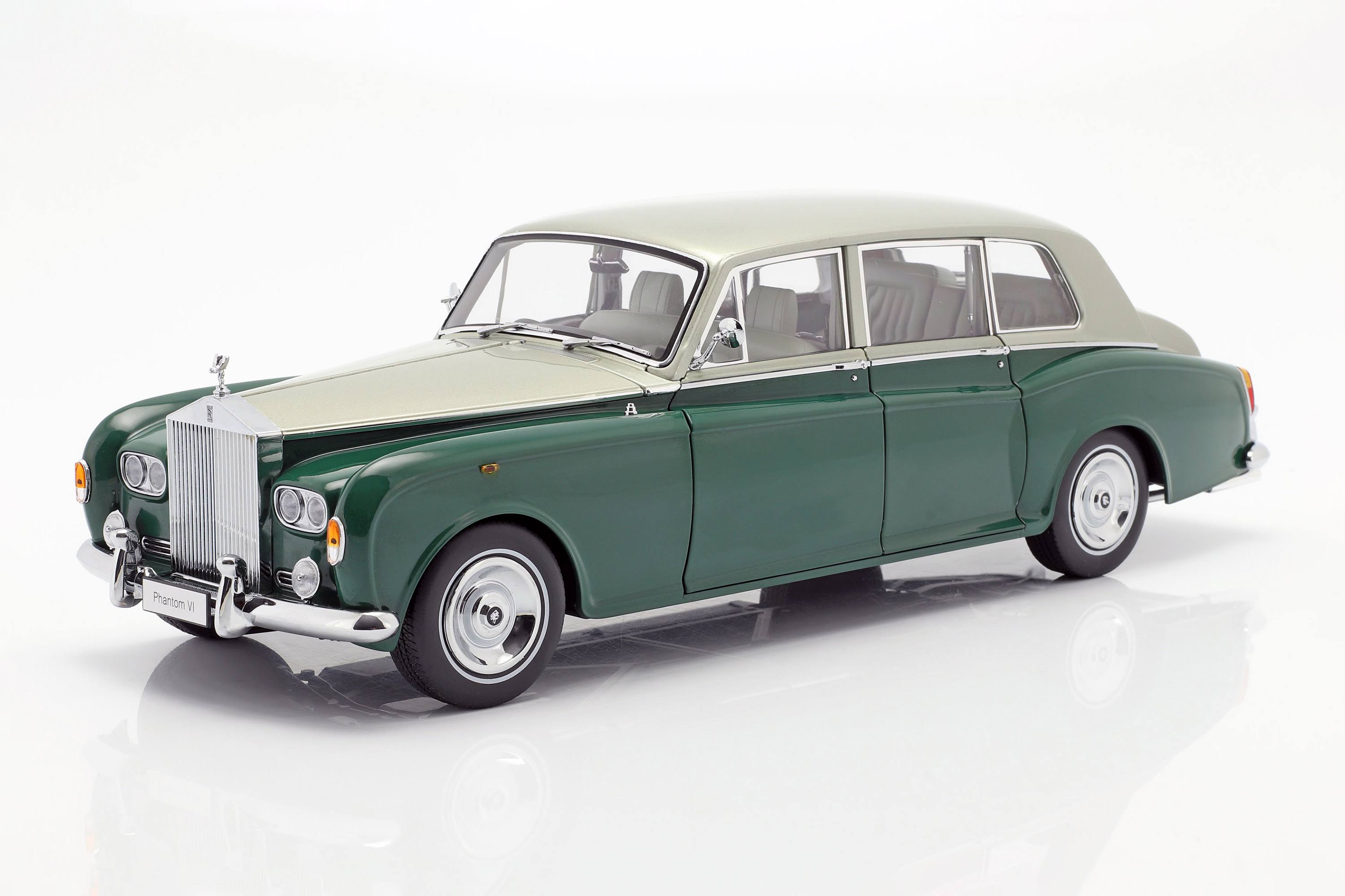 Kyosho Original 1/18scale Rolls Royce Phantom VI (Green / Silver)