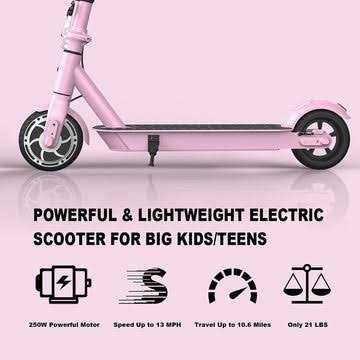 Hiboy S2 Lite Solid Tires Electric Scooter Up to 10.6 Miles Long-Range Teens - Sports Supplies Online Store
