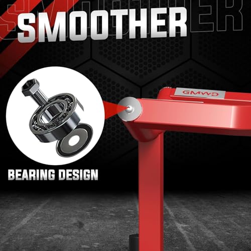 GMWD Chest Press Machine, 1050LBS Bench Press Machine with Independent Converging Arms, Adjustable Flat Incline Bench for Chest, AB Workouts