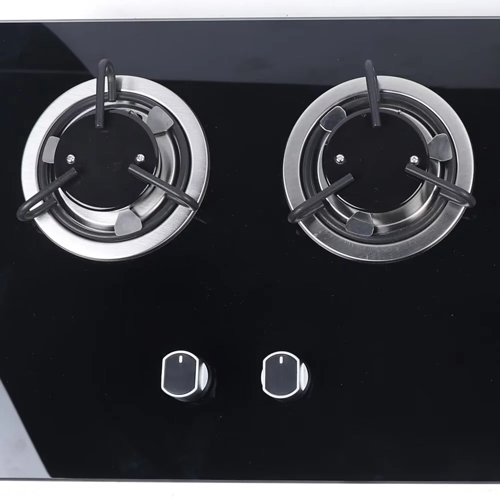 MIDUO 31" LPG Gas Stove, Two Burner Faucet Stove Gas Cooktop, Portable Double Outdoor Cooker with Sink Combo