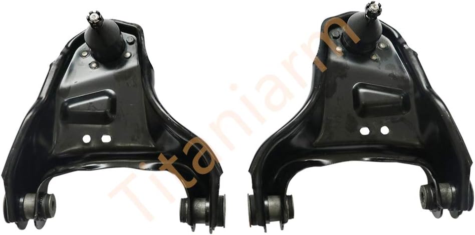 Titaniarm New 4PCS Suspension Parts Kits- Front upper Control Arm w/ Ball Joint + Front upper Ball Joint-Fits 4x4 Models Only Pack of 2