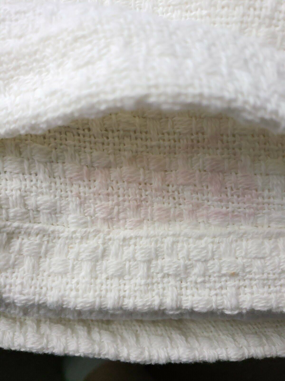 Lauren Ralph Lauren Classic 100% Cotton Full/Queen Blanket - White