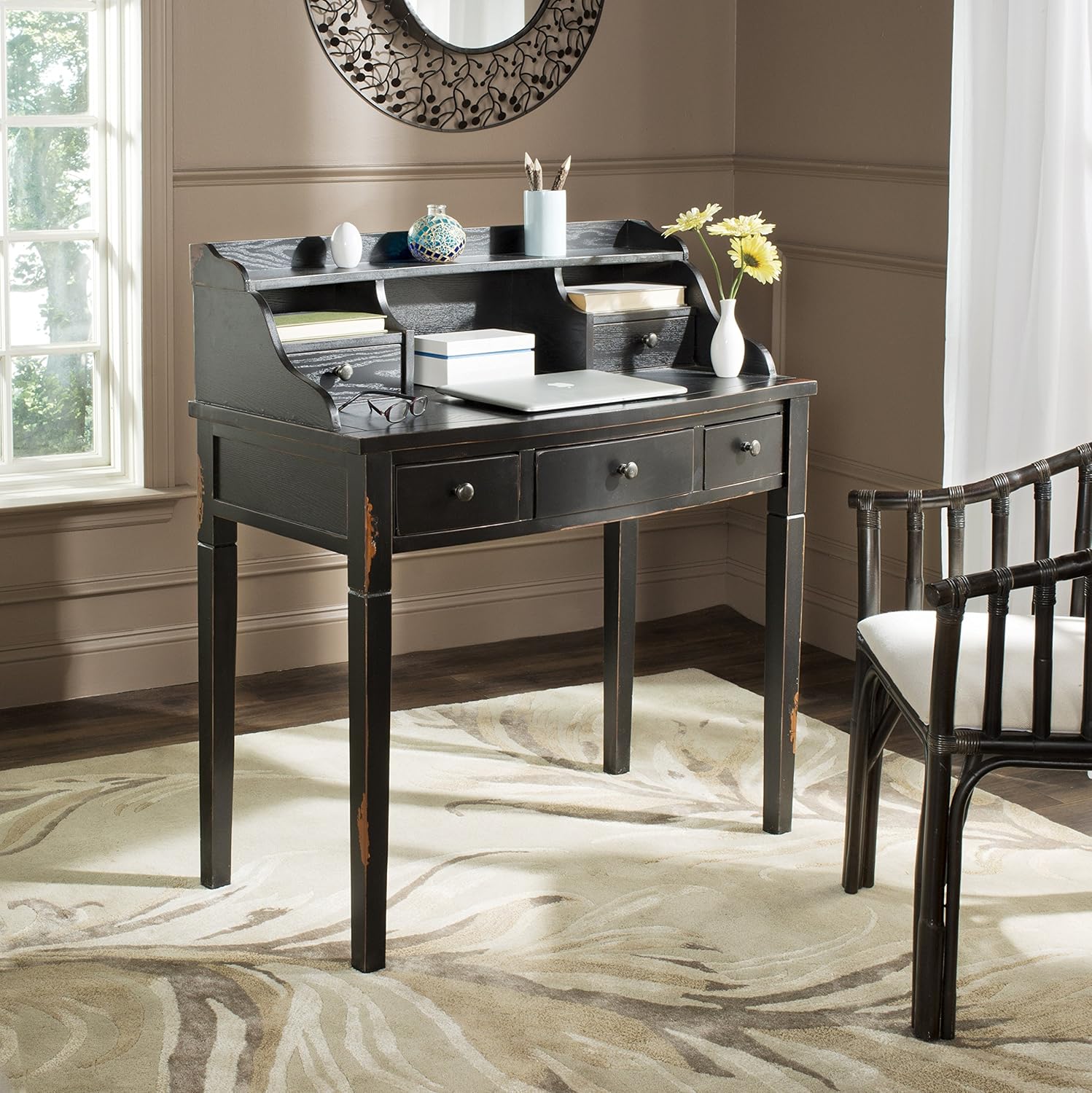 Safavieh American Homes Collection Landon Quartz Grey Writing Desk