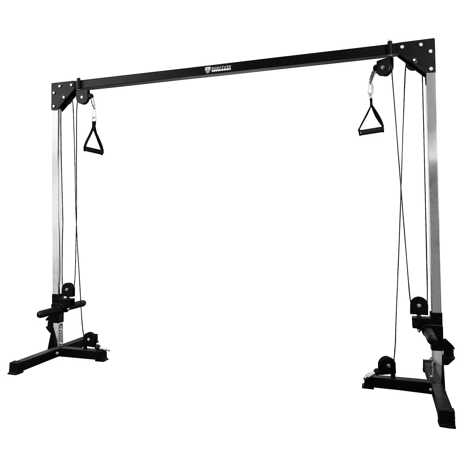Signature Fitness Cable Crossover Machine for Weight Lifting and Bodybuilding - Sports Supplies Online Store
