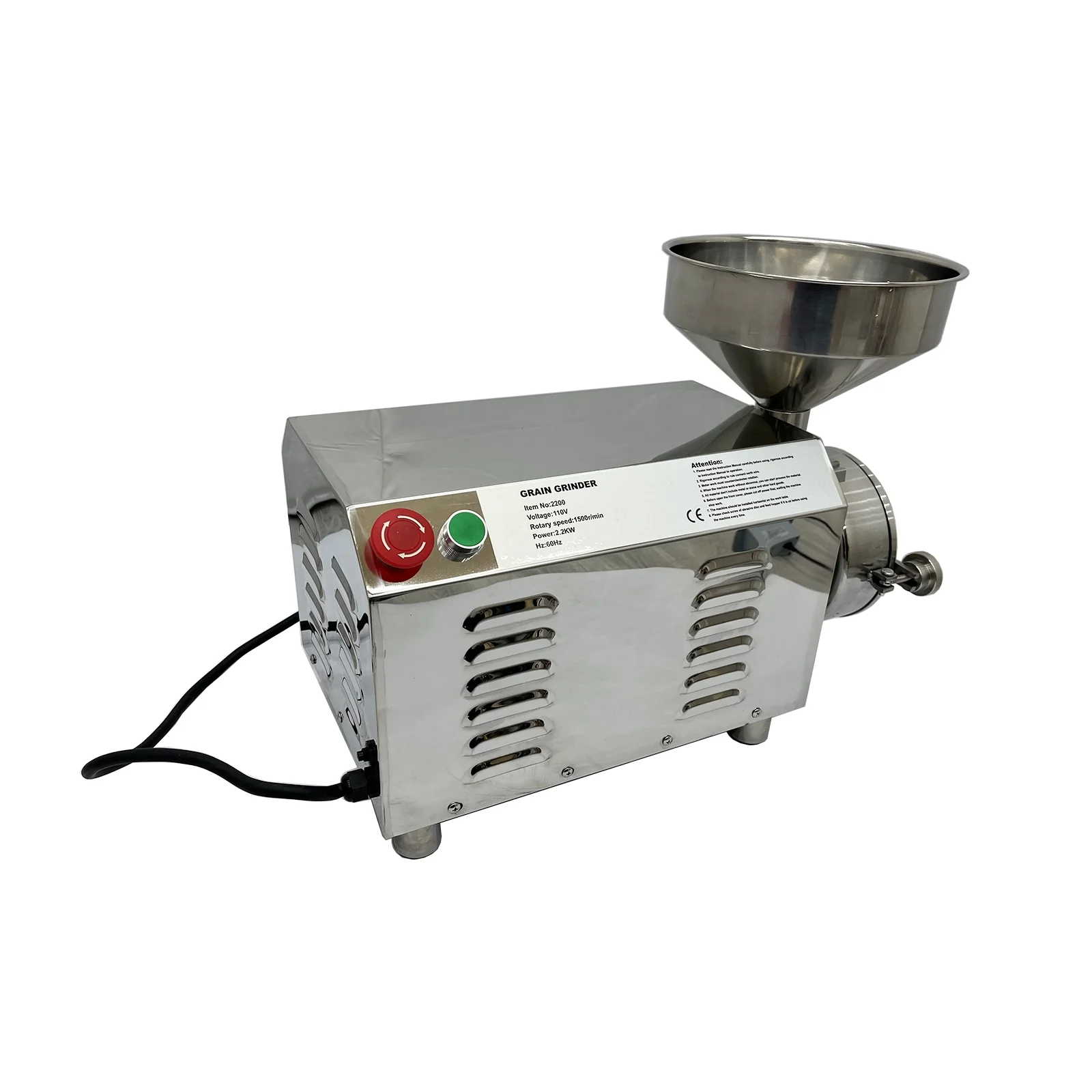 INTSUPERMAI Electric Mini Flour Mill Grain Spices Grinding Machine