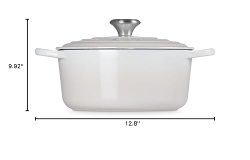 Le Creuset Enameled Cast Iron Signature Round Dutch Oven, 4.5 qt., Meringue