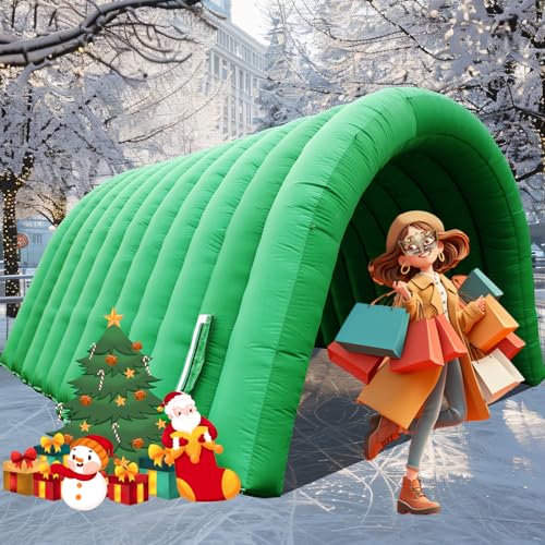 Inflatable Tunnel Sports Tunnel Entrance with Blower Football Tunnel Tent Entryway for Business Advertise Party Exhibition Promotion Street,Shop