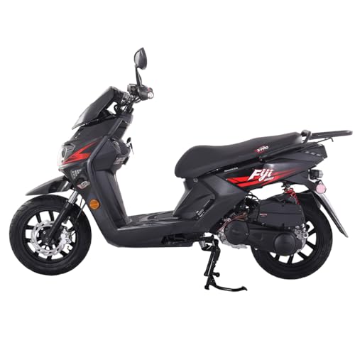 X-PRO Fiji 200 EFI Electronic Fuel Injection Moped Scooter with 13" Alloy Wheels