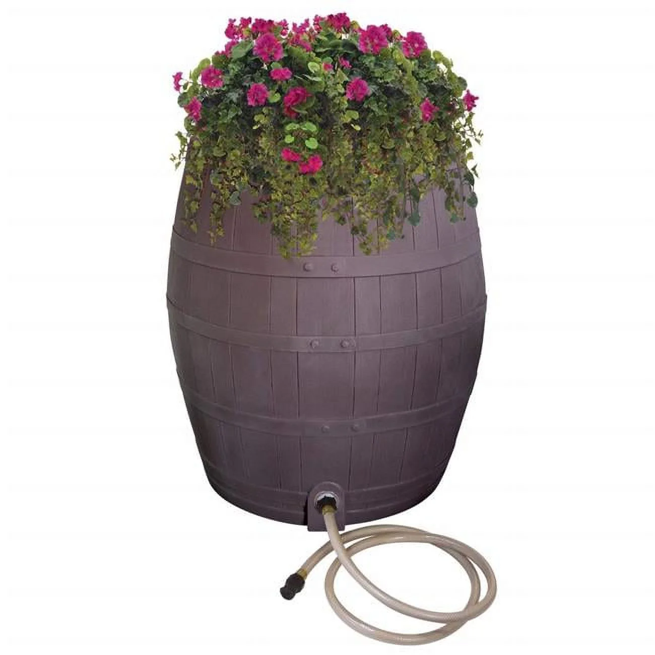 50 Gallon Whiskey Rain Barrel - Brown - Curated Treasures Market