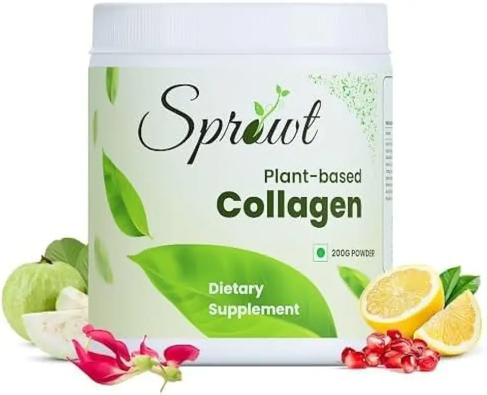 SENTA Plant Based Collagen Builder for Youthful & Glowing Skin. Collagen Powder for Men and Women. Collagen Supports Beautiful Skin, Contains Amla