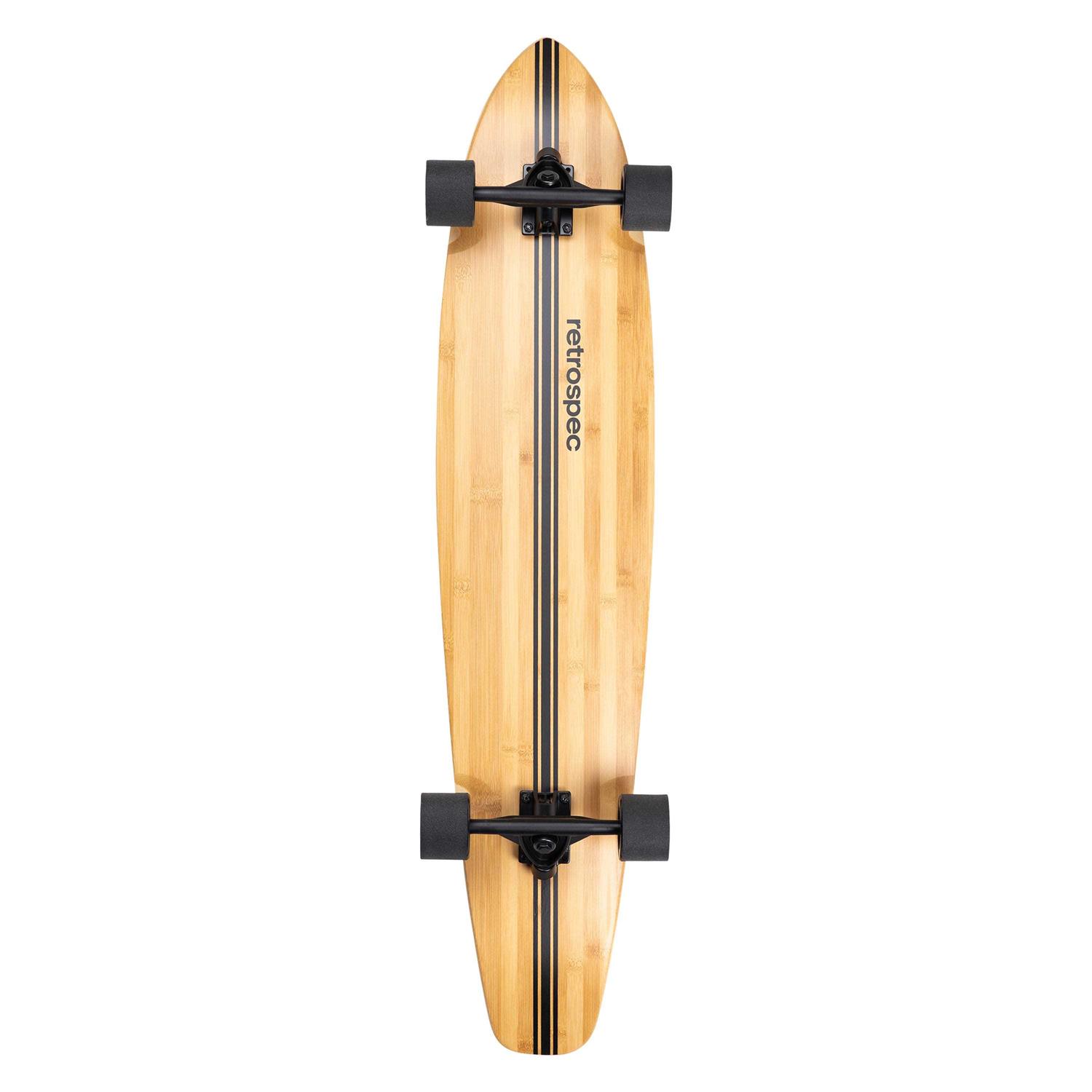 Retrospec Zed Bamboo Longboard Skateboard Complete Cruiser - Sports Supplies Online Store