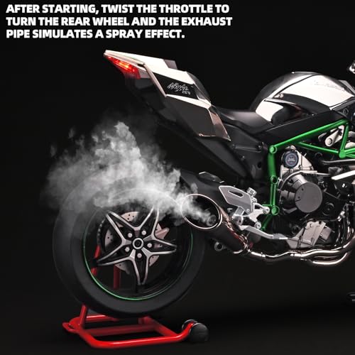 Die Cast Motorcycle 1:6 Scale for Kawasaki H2R Motorcycles Alloy Racing Motorcycle Model Power Toy Motorcycles Collection Kawasaki Model Motorcycles