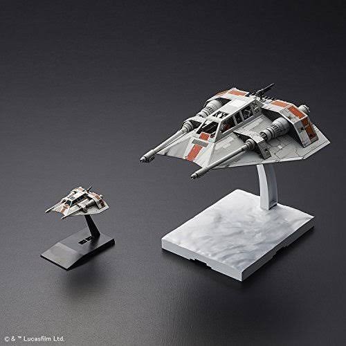 Bandai Star Wars 1/48 u0026 1/144 Snowspeeder Set Plastic Model Kit New F